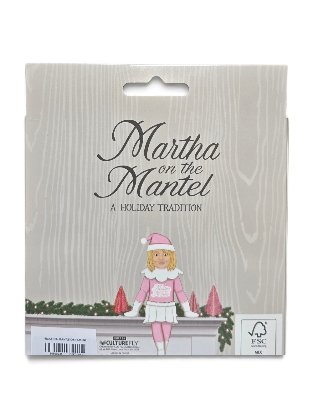 Martha on the Mantel Martha Stewart Christmas Mantel Ornament NIB - Picture 2 of 4